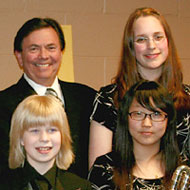 students with Gerard Schwartz